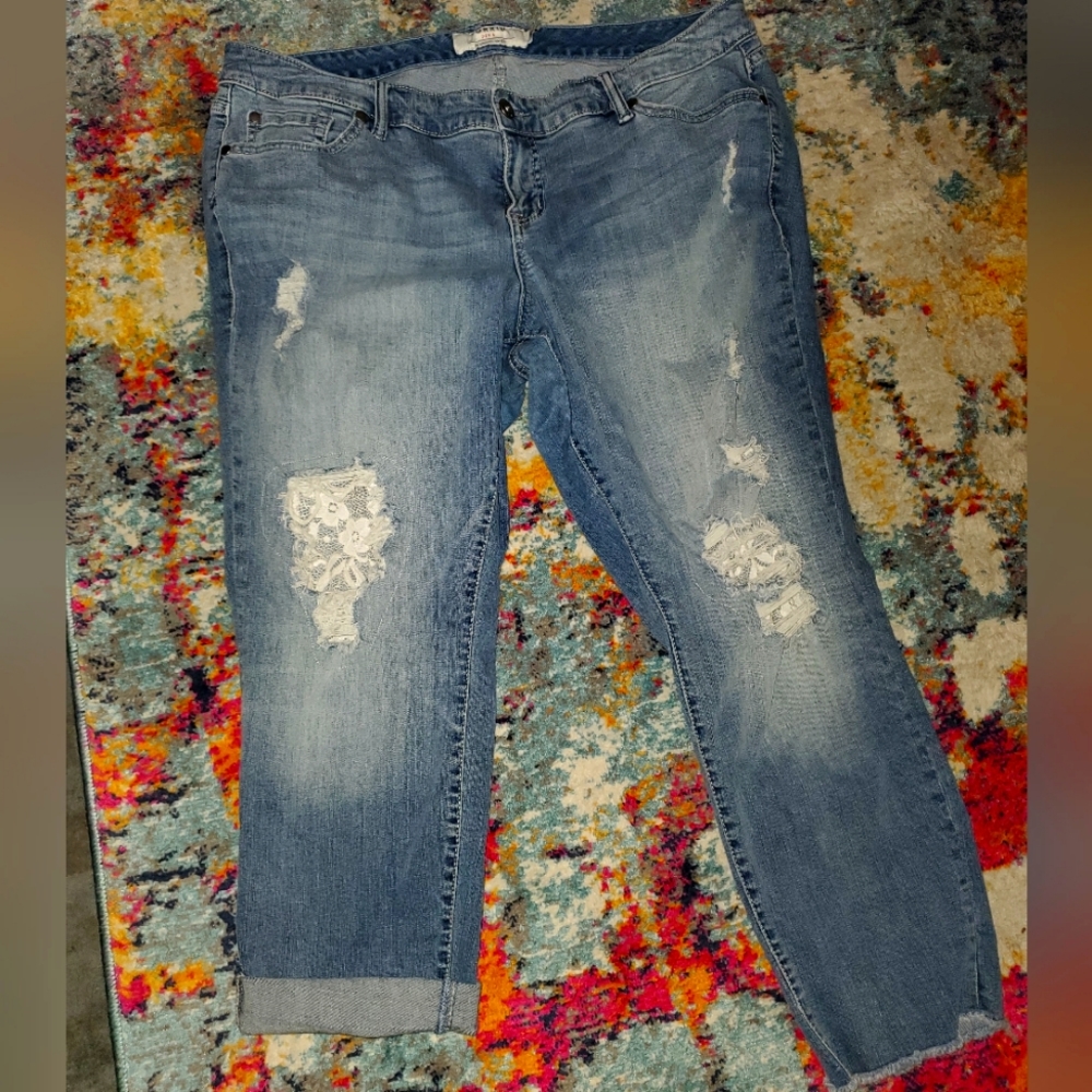 Torrid Crop jeans